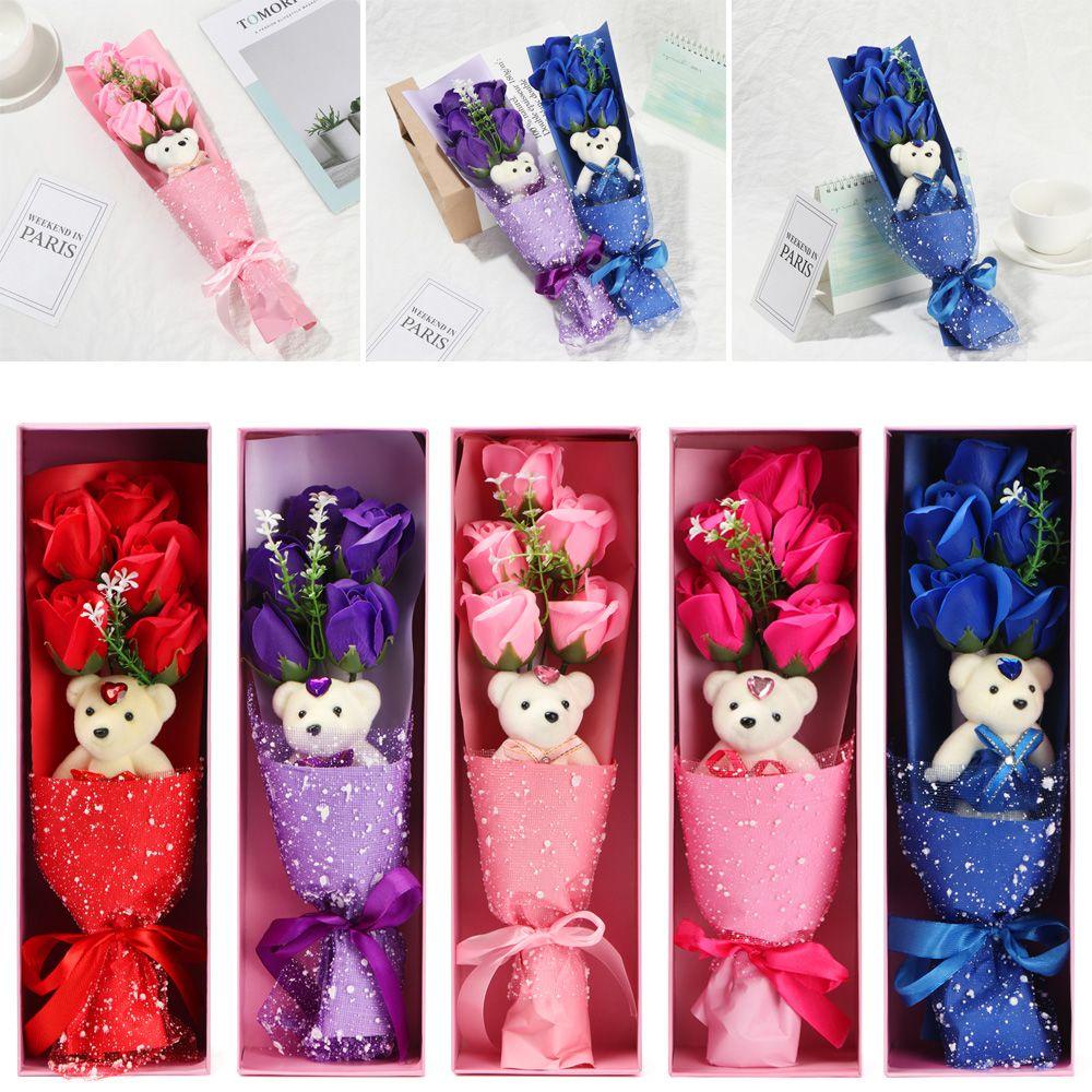 Xà Phòng Tắm Hương Hoa Hồng Hoạt Hình Lãng Mạn Sáng Tạo Trang Trí Nhà Cửa / Tiệc Cưới