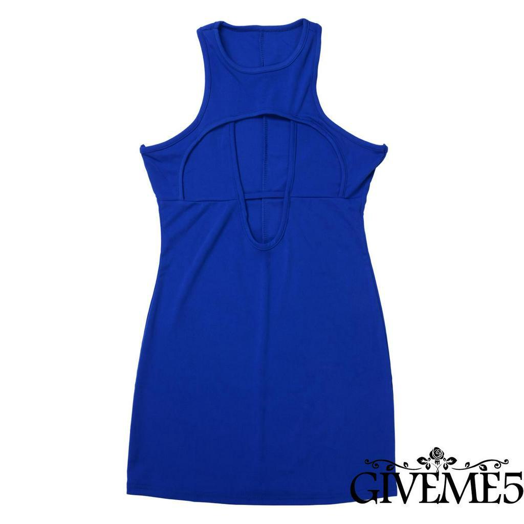 Váy ôm dáng không tay thời trang quyến rũ cho nữ