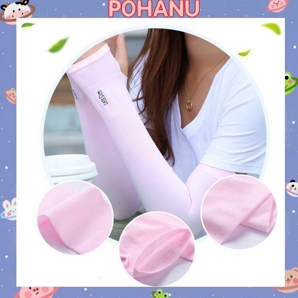 Găng tay chống nắng Pohanu chống tia UV Let's slim giá rẻ GT02