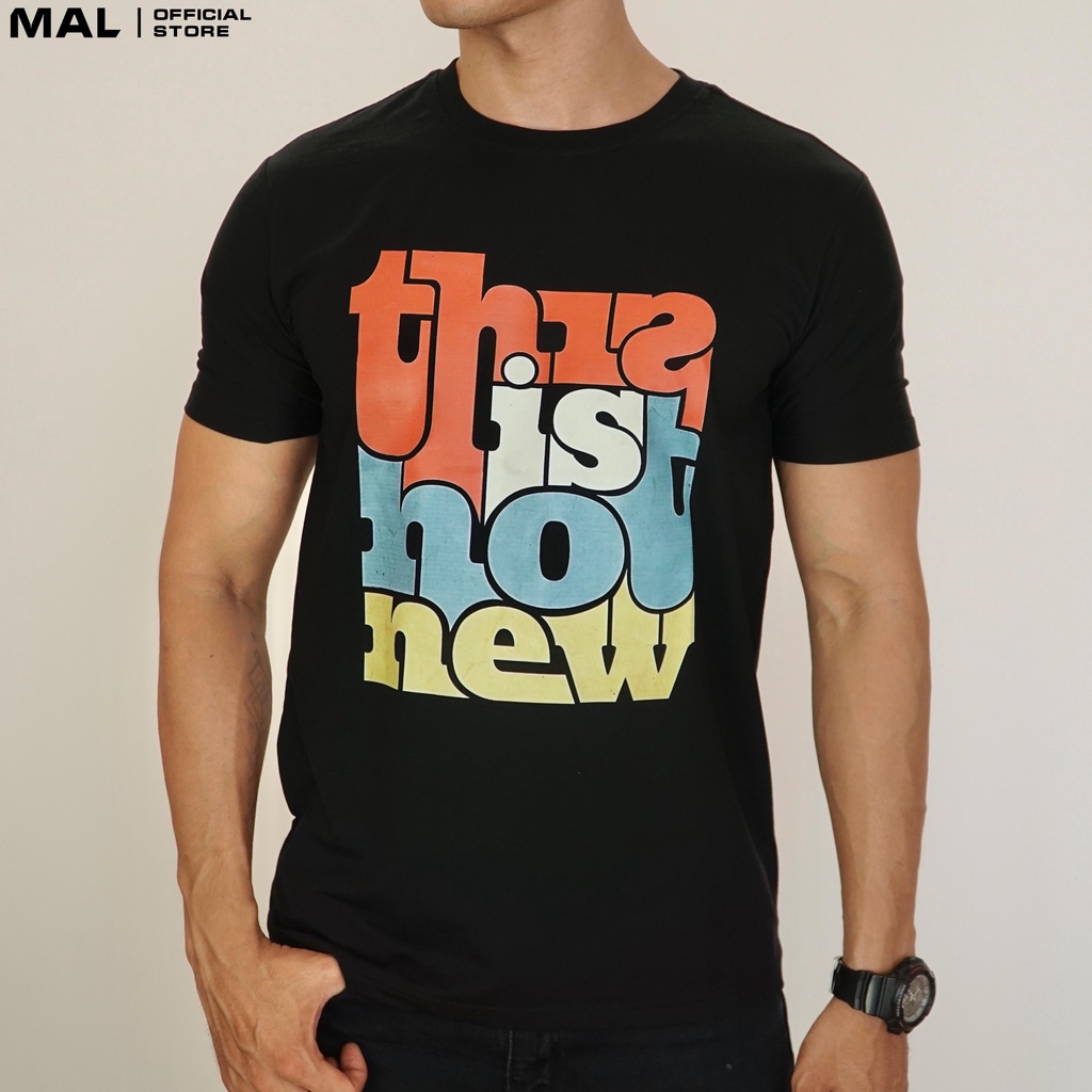 Áo Thun Nam Thời Trang Tay Ngắn Cổ Tròn - In Hình THIS IS HOT NEW -MALBA008- MAL STORE