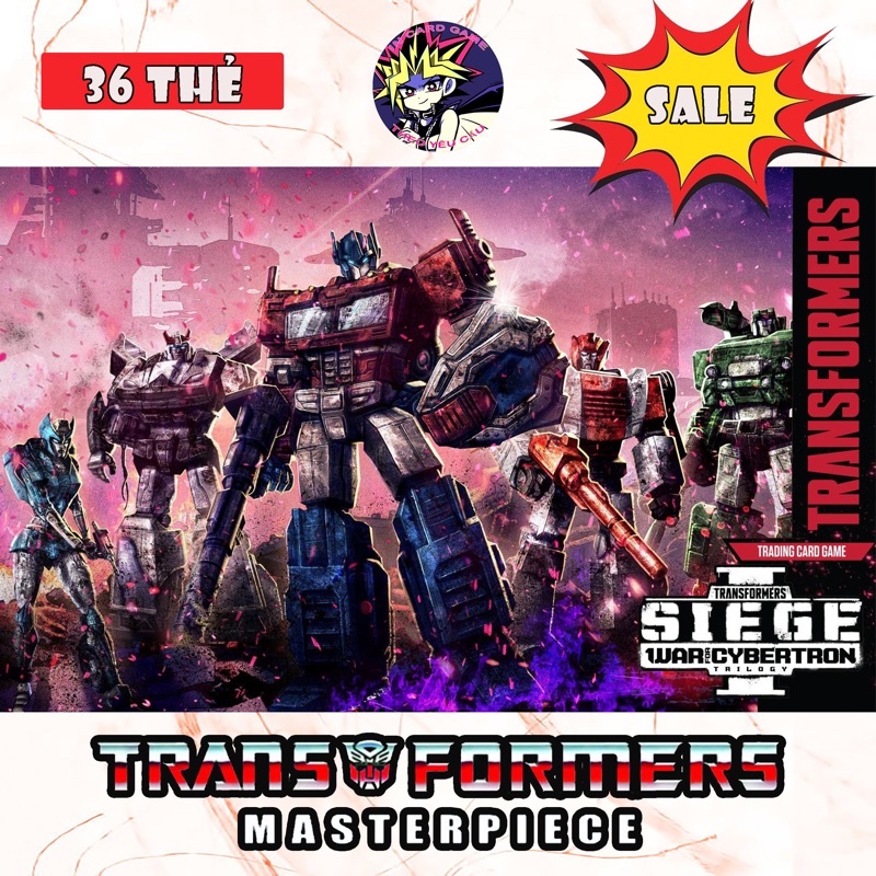 Bộ Thẻ Sưu Tầm Transformers Masterpiece 36 Thẻ.