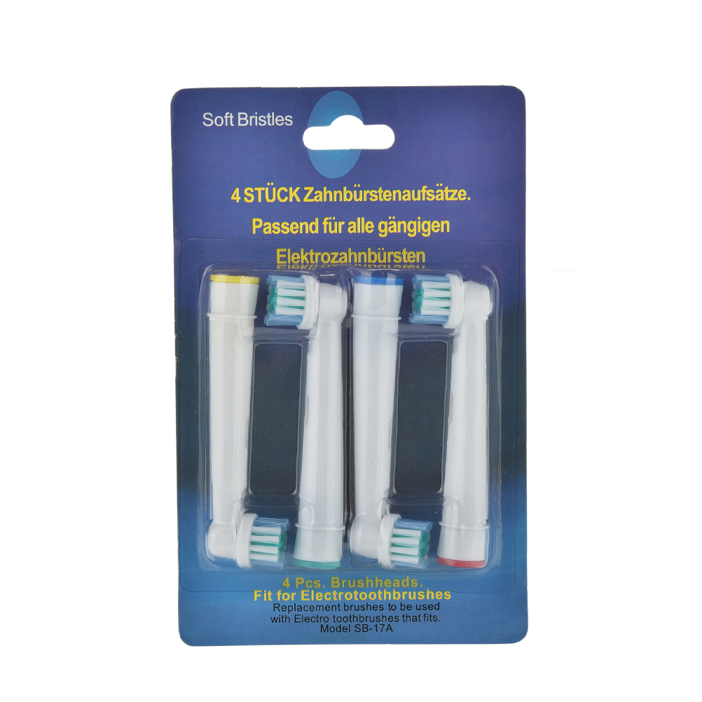 Set 4 Đầu Bàn Chải Đánh Răng Điện Eb17-4 Thay Thế Cho Braun Oral