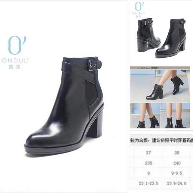 Boot cao cổ ngắn sẵn 36