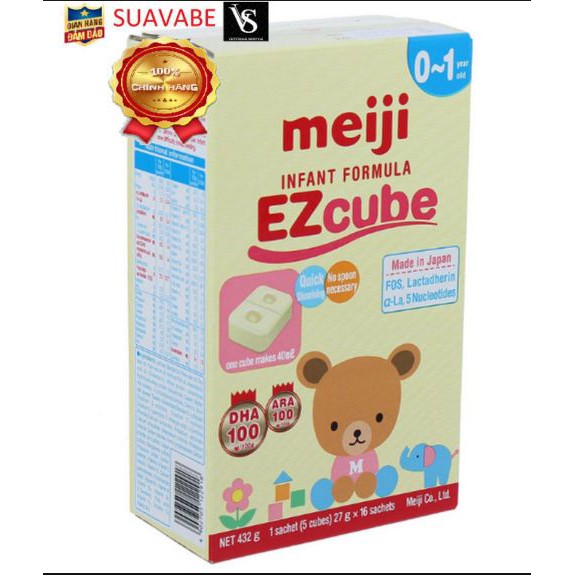 Sữa Meiji INFANT Nhập Khẩu Chính Hãng hộp giấy