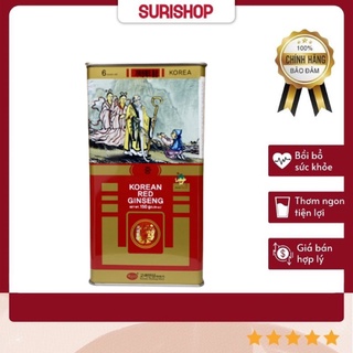 Sâm Củ Khô Hộp Thiếc Kgs Chính Hãng Hàn Quốc Hộp 75gr /150gr/300gr