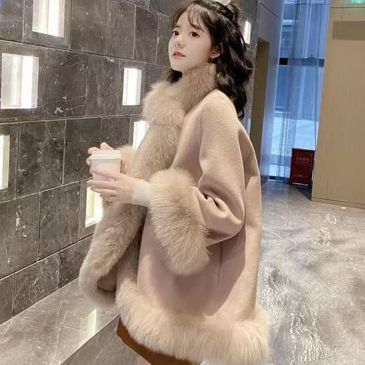 Áo khoác giả lông cáo thời trang mùa đông mới dành cho nữ phiên bản han 2021
 | BigBuy360 - bigbuy360.vn