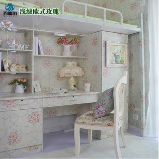 Decal giấy dán tường hoa hồng chùm vàng