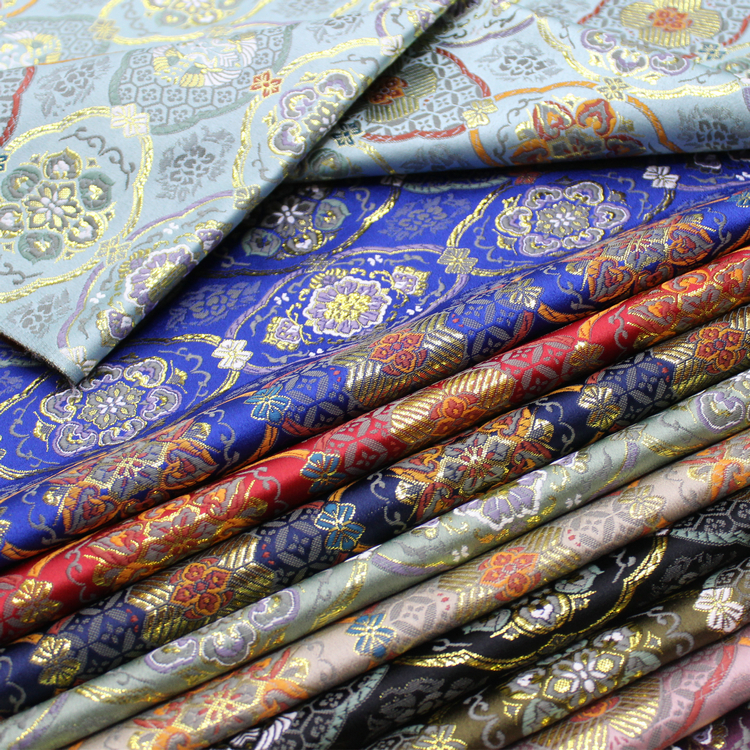Vải gấm lụa jacquard Nhật Bản và Hàn Quốc để may trang trí thủ công cho ren/ đai/ quần áo trẻ em/ sườn xám/ Kimono