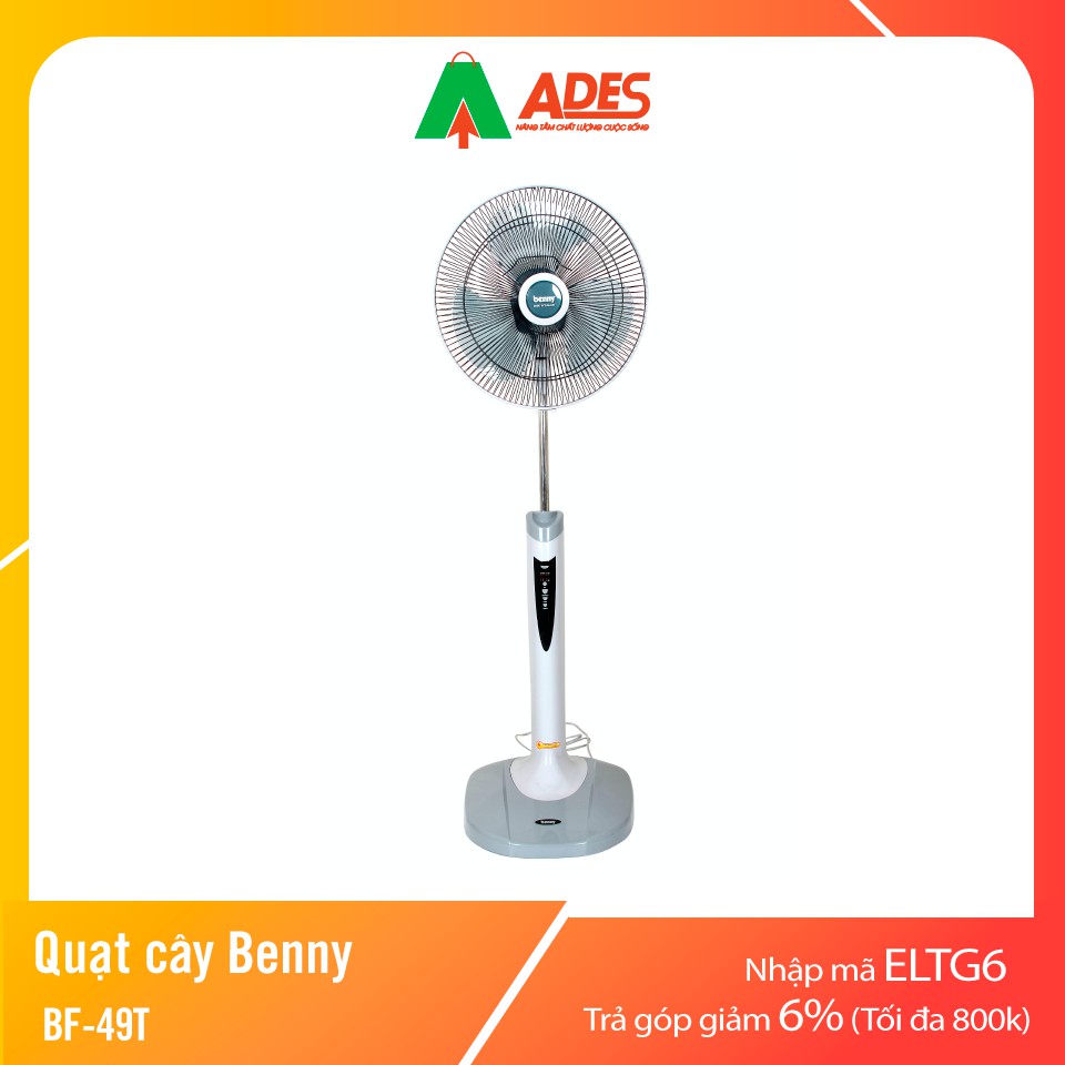 [Mã 154ELSALE2 giảm 7% đơn 300K] Quạt cây Benny BF-49T | Chính Hãng, Giá Rẻ