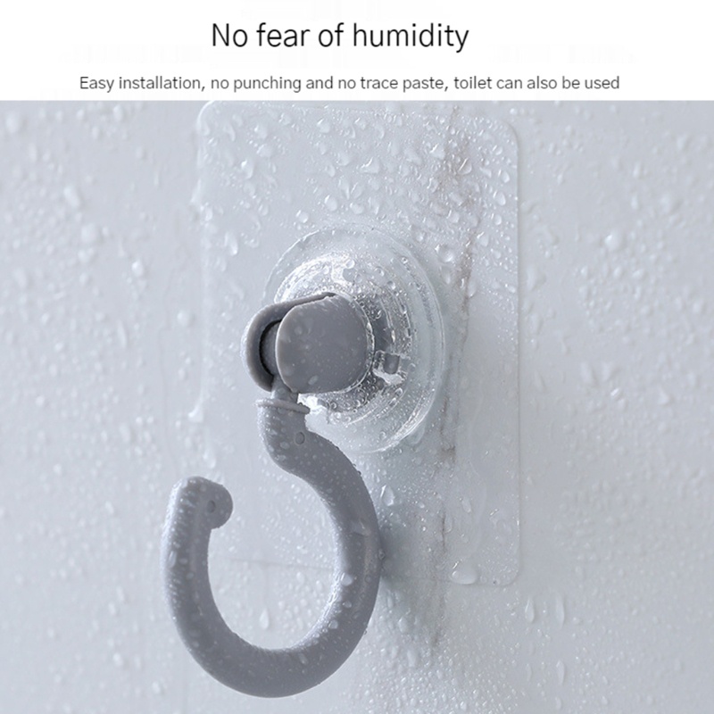 [Hàng mới về] Móc treo đồ gắn tường không cần khoan tiện dụng màu trắng xám đen