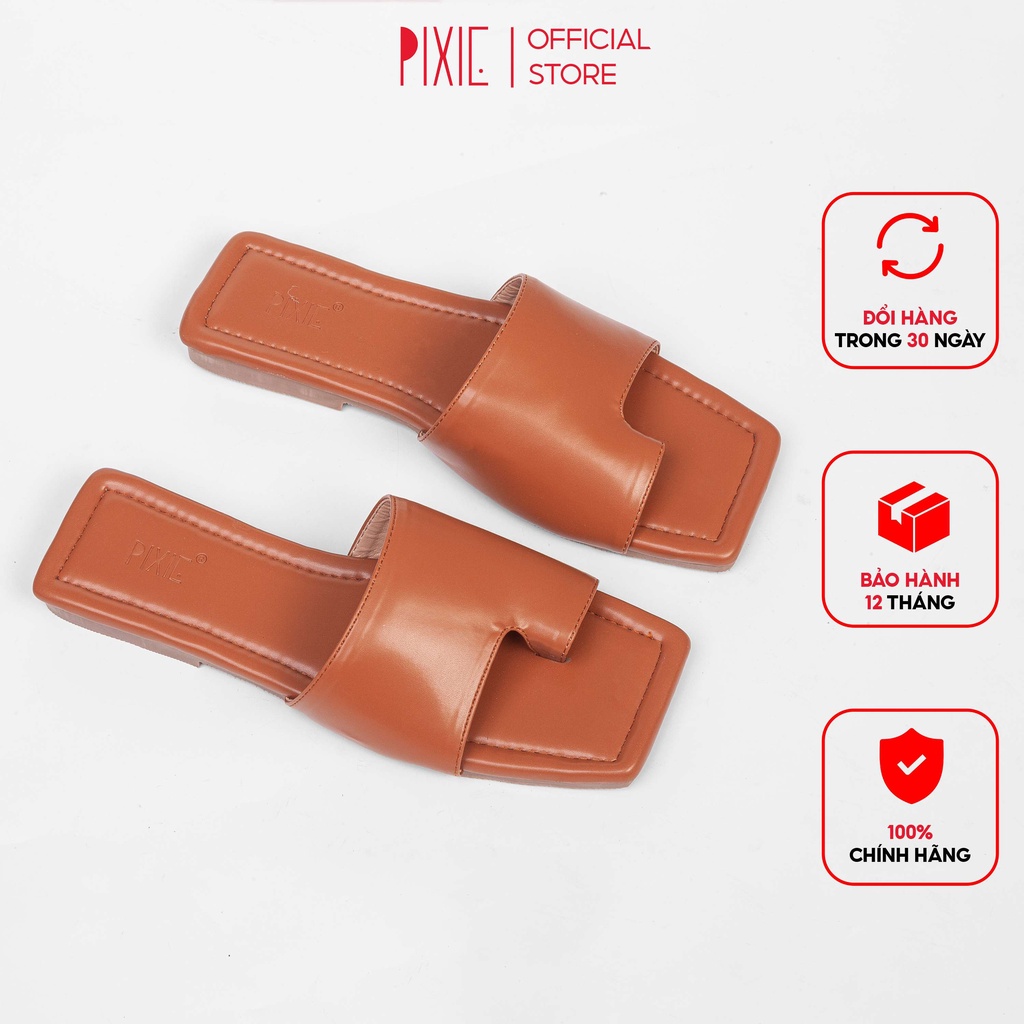 Dép Nữ Bệt Bản Ngang Xỏ Ngón Pixie X938