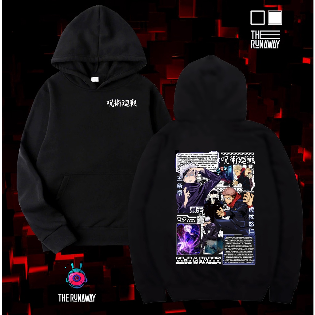 Áo Hoodie Jujutsu Kaisen: Gojo &amp; Itadori Nam / Nữ by The Runaway