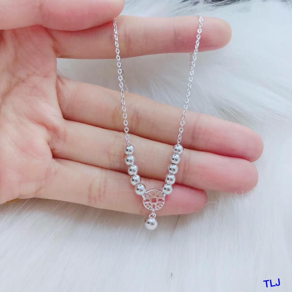 Vòng cổ kim tiền (bạc đẹp)