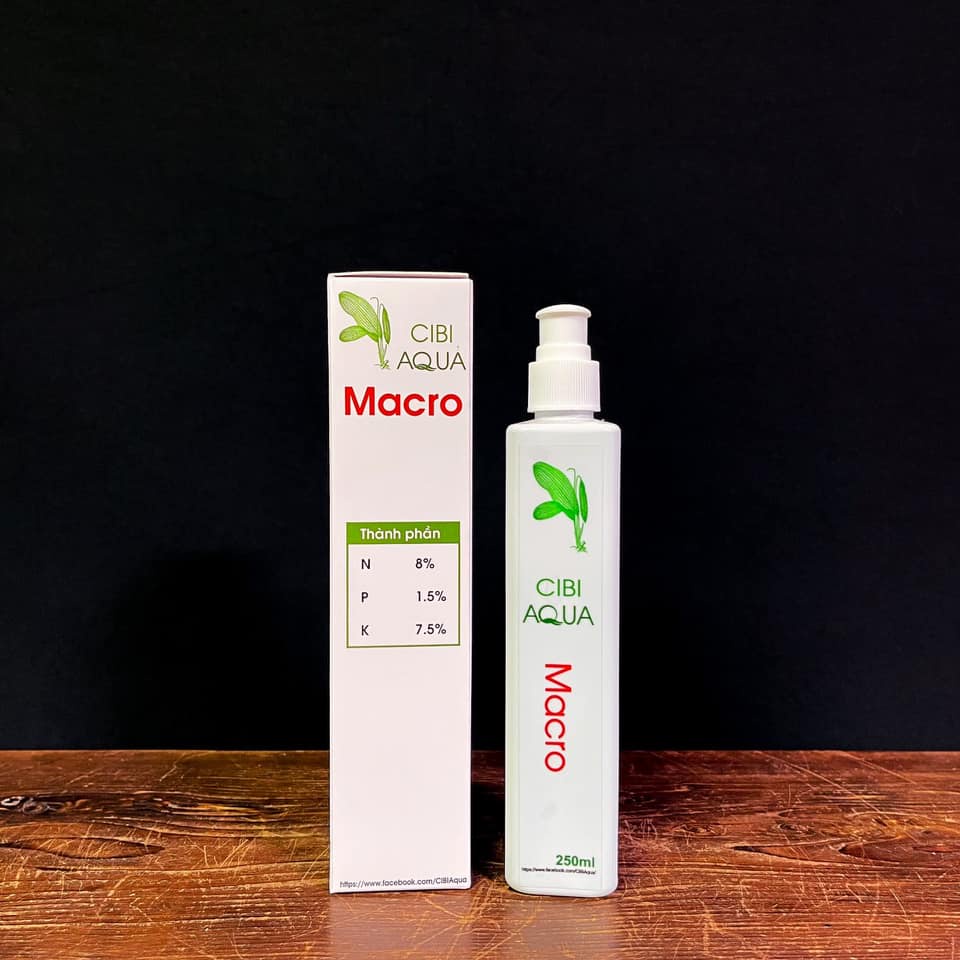 COMBO Phân Nước Thuỷ Sinh CIBI AQUA - MICRO | MACRO | IRON | Phân Nước Chuyên Dụng Cho Bể Thuỷ Sinh