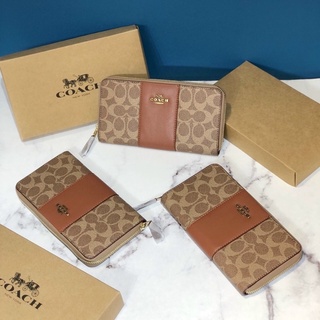 Ví dài Coach Accordion Zip