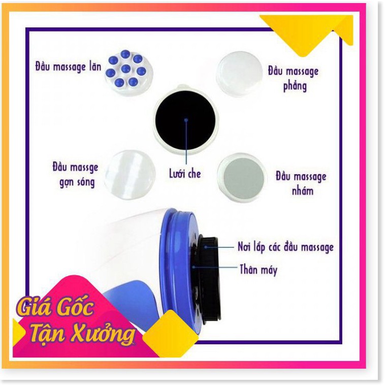 Máy Massage Cầm Tay Relax & Spin Tone 5 Đầu A781[HÀNG CHÍNH HÃNG]