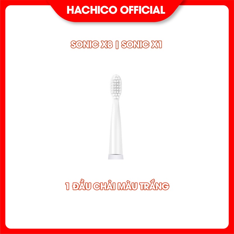 Đầu bàn chải điện Hachico Sonic X8, phù hợp với dòng bàn chải đánh răng điện Hachico Sonic X1