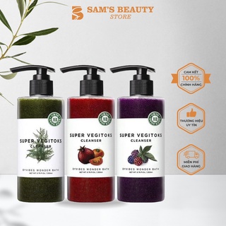 Sữa rửa mặt rau củ Super Vegitoks Cleanser Byvibes Wonder Bath 300ml - Sam’s Beauty Store