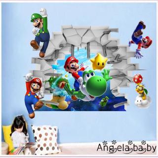 Miếng dán tường hình Mario Bros