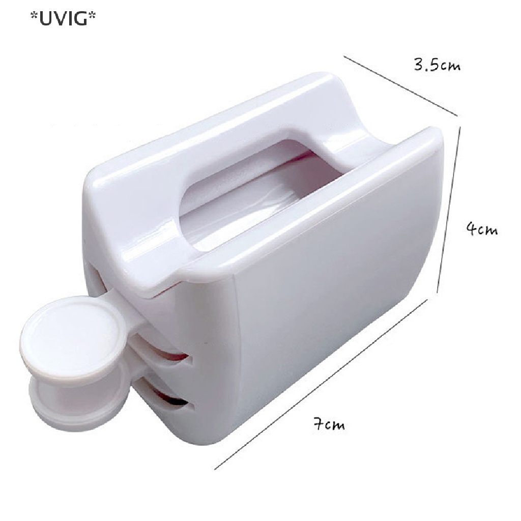 [[UVIG]] Double Layer French Powder Box Recycled Nail Powder Storage Box Portable Box [Hot Sell]