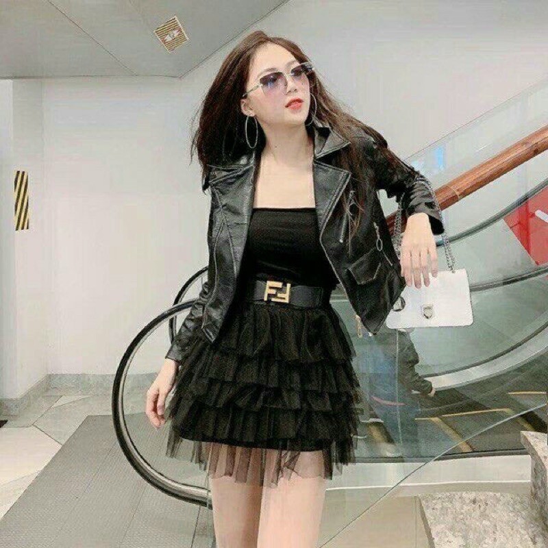 CHÂN VÁY 3 tầng dưới 52kg
