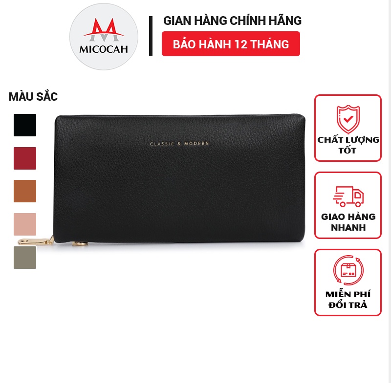 Ví Nữ Dài Cầm Tay Dự Tiệc Chính Hãng TAILIAN Đựng Tiền Điện Thoại Da Cao Cấp Cực Đẹp Nhiều Ngăn Tiện Dụng TL41 - Micocah
