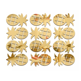 Sticker quả dứa alu gương 3mm trang trí tường