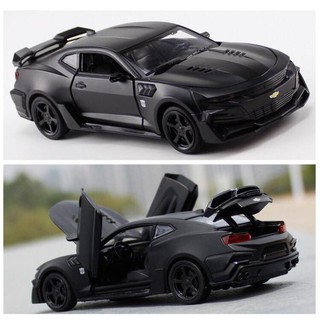 Đồ chơi Ô tô xe mô hình sắt trưng bày Camaro Bumblebee 1:32 (Đen)  hàng Quảng Châu