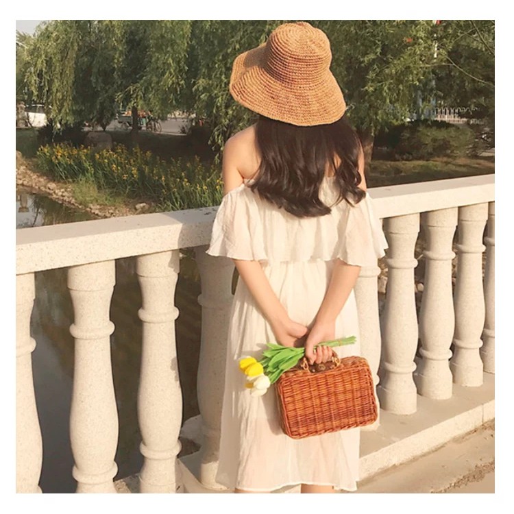 VÁY ĐẦM TRỄ VAI TRẮNG ULAZZANG HOT