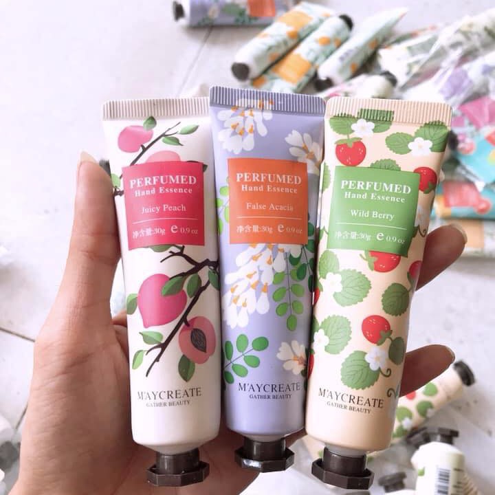 Kem dưỡng da tay Maycreate, dưỡng ẩm - Perfume Hand Essence, mềm mại và thơm (giao mùi ngẫu nhiên) - Lamy Beauty Store | BigBuy360 - bigbuy360.vn