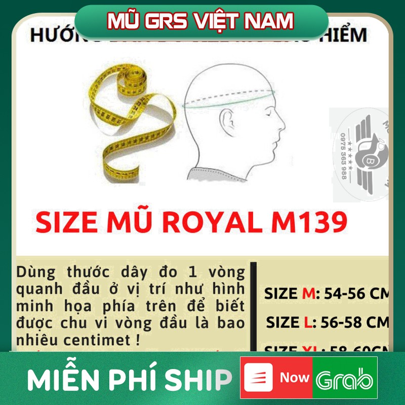 Mũ bảo hiểm Royal M139 V10 đen viền vàng kính âm - Mũ có thể tháo lót, clip review m139