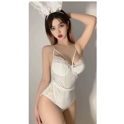 Bộ ngủ jum thỏ nhung siêu gợi cảm 351