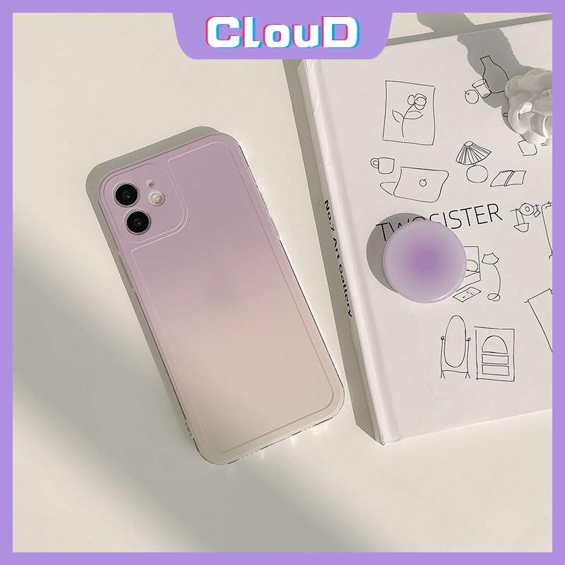 Giá Đỡ Điện Thoại Có Thể Điều Chỉnh Kích Thước Màu Gradient Dễ Thương Có Thể Thu Gọn Để Bàn