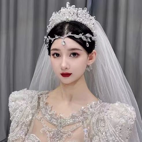 Phụ Kiện Vương Miện Cài Tóc Cô Dâu Kiểu Hàn Quốc Thời Trang Mới 2022