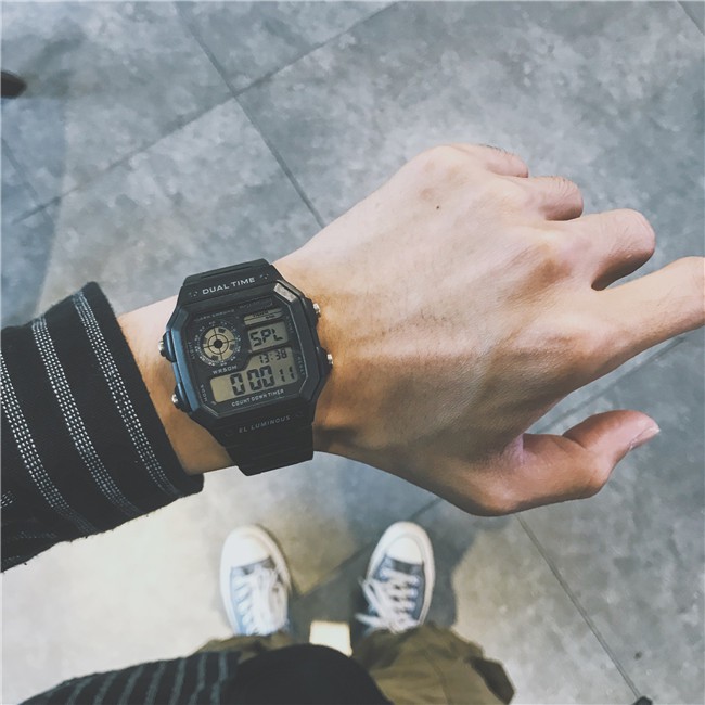 [Mã FAMAYFA2 giảm 10K đơn 50K] Đồng hồ nam điện tử dây thép chống nước DH119 Miucho | BigBuy360 - bigbuy360.vn