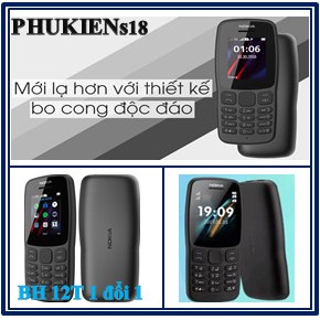 Điện thoại nokia 106 (2018) chính hãng mới 100% BH 12T [xả hàng giá vô địch]