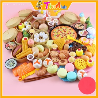 Đồ chơi nấu ăn các món ăn nhiều chi tiết đủ món nướng xào hấp luộc đa dạng đẹp mắt E985