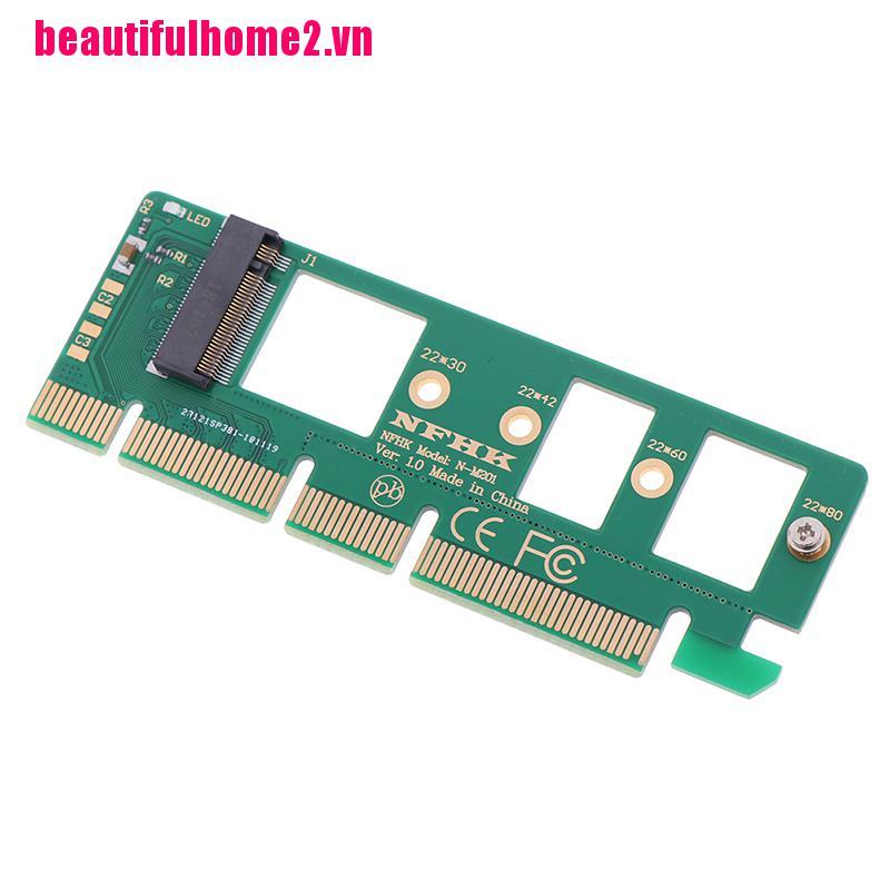 Card Chuyển Đổi Nvme M.2 Ngff Ssd Sang Pci-E Pci Express 3.0 16x X4