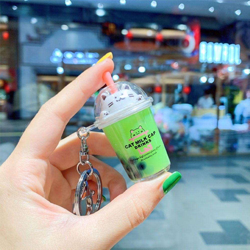 Móc Khóa Hình Mèo Đính Sequin Lấp Lánh Dễ Thương
