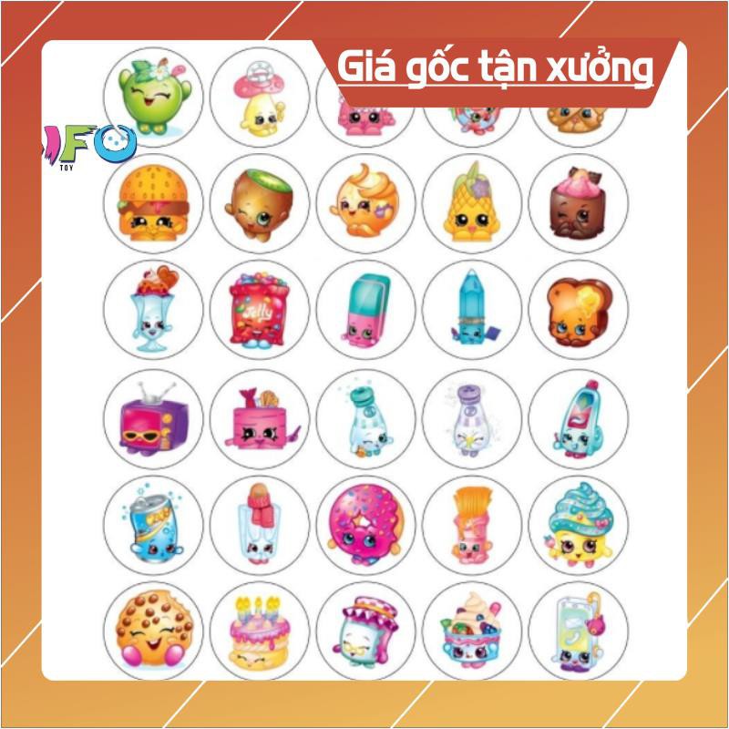 [Giá rẻ] Combo 30 mẫu shopkins cho bé vui chơi thỏa thích, đồ chơi trẻ em thú vị bé thích mê