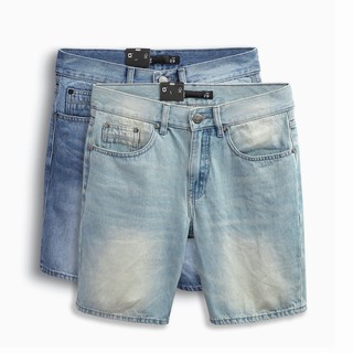 Quần Đùi Jean Nam INF Wash Blue 2 Màu, Chất Vải Cotton Denim Dày Dặn, QD001103, SOMEHOW