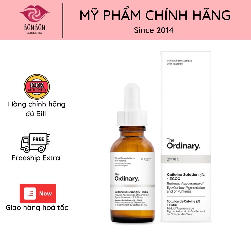 Serum Dưỡng Mắt The Ordinary Caffeine Solution 5% + EGCG Serum
