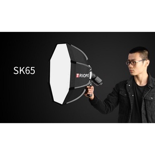 Softbox bát giác Triopo KS65 cho đèn flash speedlite Quick