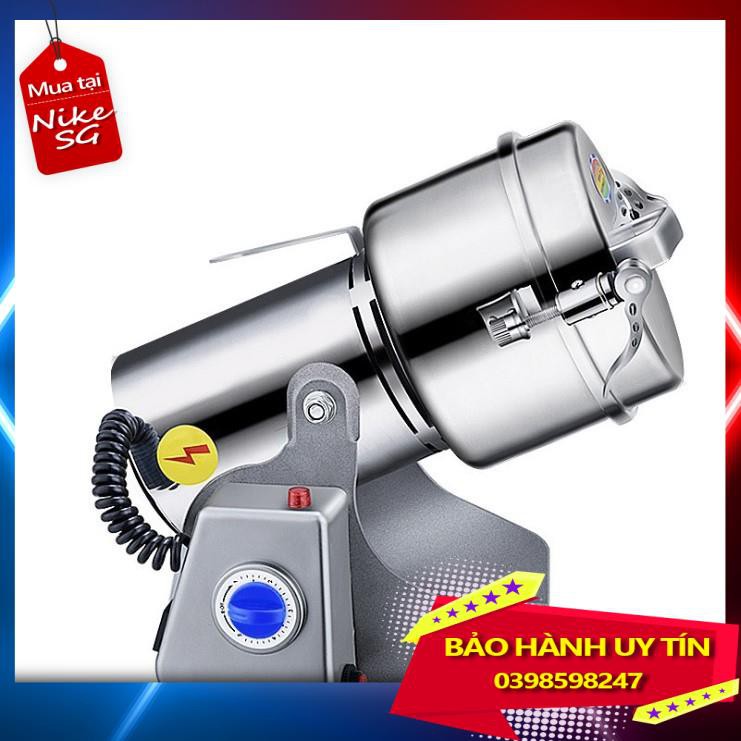 [ HOÀN XU] Máy xay đồ khô nghiền tinh bột nghệ ngũ cốc tam thất loại 800g nắp gài inox-Bảo hành uy tín - LỖI 1 ĐỔI 1