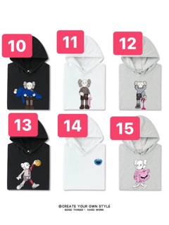 Áo hoodie Marvel & Kaw khách đặt note mẫu