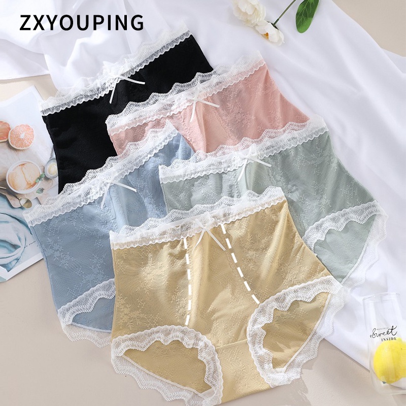 Quần lót nữ Zxyouping định hình eo vải cotton thoáng mát