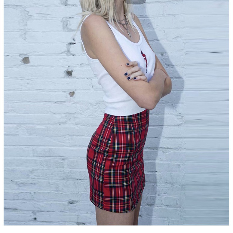 [HÀNG ORDER] Chân váy ngắn kẻ caro (ảnh thật ở cuối) - F7.24  | BigBuy360 - bigbuy360.vn