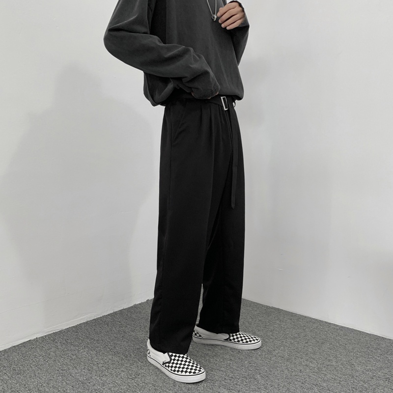 Quần ống rộng phong cách Hàn Quốc thanh lịch dành cho nam