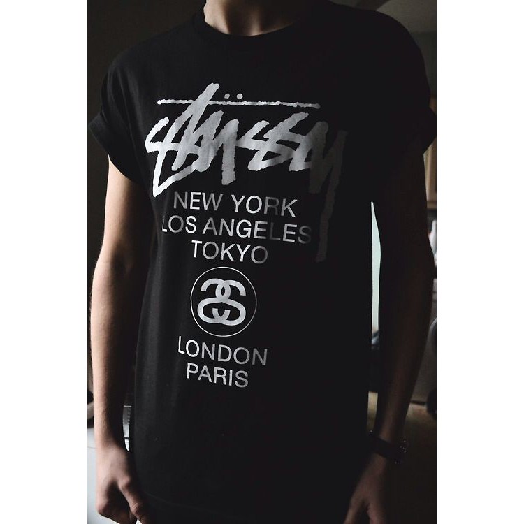COMBO 3 NÓN TAI BÈO STUSSY TẶNG 1 ÁO THUN STUSSY