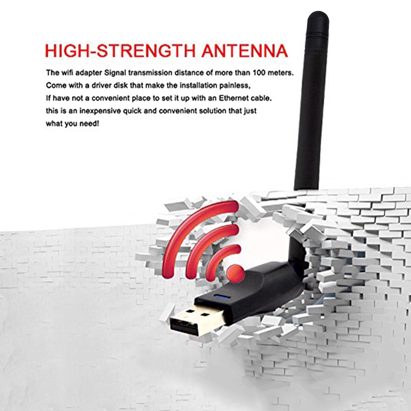 Bộ thu chuyển đổi thẻ mạng LAN không dây mini USB WiFi 150Mbps RT5370 | BigBuy360 - bigbuy360.vn